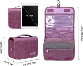 img 3 attached to Multiple Capacity Toiletry Portable Bag（Purple）