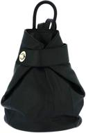stylish fioretta italian handbags & wallets: chic genuine backpack shoulder design for women logo