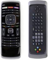 📺 enhanced xrt302 smart tv remote control for vizio tvs | qwerty dual side keyboard included logo