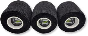 img 2 attached to Premium Zechy Grip Tape - Enhance Grip on Hockey, Baseball, Lacrosse & More - 2 inch x 15 feet (3 Pack)