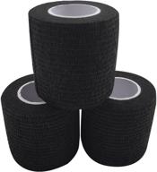 premium zechy grip tape - enhance grip on hockey, baseball, lacrosse & more - 2 inch x 15 feet (3 pack) logo