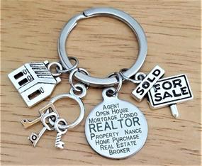 img 1 attached to Realtor Keychain House Estate Broker