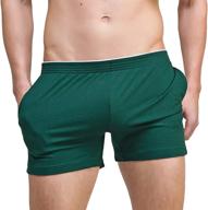 rexcyril men's cotton gym training lounge sleep active shorts for running workout bottoms logo