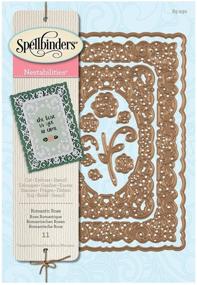 img 1 attached to Etched Die-Cut Set: Spellbinders S5-230 Nestabilities Romantic Rose Wafer Thin Dies