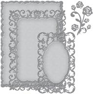 etched die-cut set: spellbinders s5-230 nestabilities romantic rose wafer thin dies logo