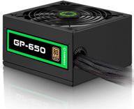 💪 650w бронзовый блок питания 80+, gamemax gp-650 - не модульный логотип