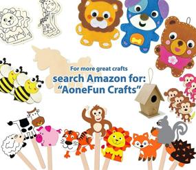 img 1 attached to 🎨 12-Pack Magnet Craft Kits for Kids - Foam Crafts, Perfect for Summer, Preschool Activities, Parties, Carnival, Circus Birthday - Includes Party Favors and Supplies