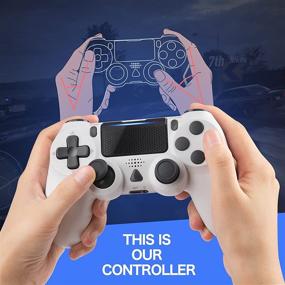 img 1 attached to Controller Compatible Performence Rechargeable Vibration PlayStation 4