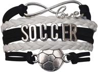 infinity collection soccer gifts: perfect soccer bracelet and jewelry logo