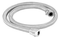 🔧 spectre performance (29498) stainless steel flex fuel line kit - 3/8" x 3' - enhanced with chrome clamps logo