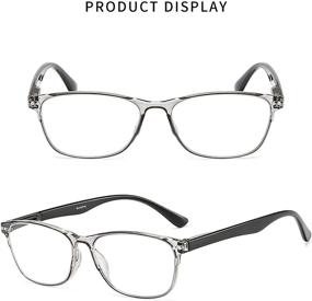 img 3 attached to 👓 Enhance Visual Comfort with 2 Packs Cateye Blue Light Blocking Reading Glasses - Perfect for Women and Men to Combat Eyestrain and Enjoy a Lightweight Computer Reading Experience