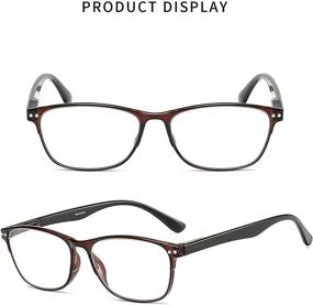 img 2 attached to 👓 Enhance Visual Comfort with 2 Packs Cateye Blue Light Blocking Reading Glasses - Perfect for Women and Men to Combat Eyestrain and Enjoy a Lightweight Computer Reading Experience