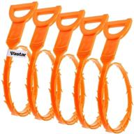 🚿 ultimate hair clog remover: vastar 5 pack 19.6 inch drain snake for effective drain cleaning logo