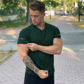 img 3 attached to 👕 High-Performance WanNiu Shirts: Polyester Sport Sleeve Men's Clothing for Ultimate Comfort and Style
