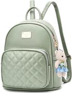 🎒 leather backpack daypacks for women - bag wizard handbags & wallets, ideal for satchels logo