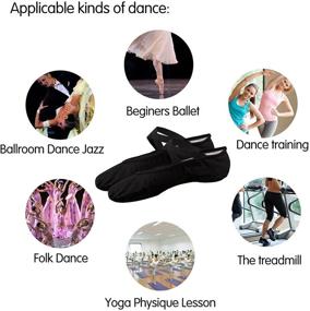 img 1 attached to 🩰 Women's Ballet Shoes with Optimal Inside Length for Girls