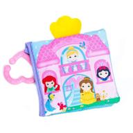 👶 дисней мягкая книжка для младенцев "принцесса", 9x7x9.5 дюймов (одиночная упаковка) логотип