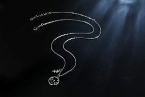 img 2 attached to 🎁 Exquisite Presentski Zodiac Necklace: Sterling Silver 12 Constellation Horoscope Pendant Astrology Star CZ Dainty Necklaces - Perfect Birthday Gifts for Women and Girls