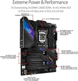 img 1 attached to 🎮 ROG Strix Z590-E Gaming WiFi 6E: Ultimate ATX Gaming Motherboard with PCIe 4.0, Thunderbolt 4, and Aura RGB