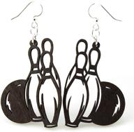 🎳 unique bowling ball and pins earrings: stand out in style! logo