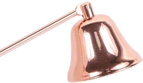 img 2 attached to 🕯️ Rose Gold Harapu Candle Snuffer, Wick Snuffer Accessory with Long Handle for Safely Extinguishing Candle Wicks