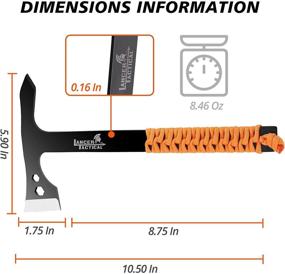 img 1 attached to 🪓 3 Pack Camping Hatchet Set – Throwing Axes and Tomahawks with Sharp Stainless Steel Edge, Realtree Nylon Sheath Carrying Case for Throwing Axes Competition, Outdoor Adventures, and Survival