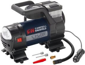 img 4 attached to Mighty 12V Portable Inflator Air Compressor Pump, 150 PSI with Safety Light & Accessories - Campbell Hausfeld AF010400
