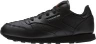 comfortable and stylish: reebok classic leather sneaker for unisex-children logo