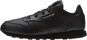 img 4 attached to Комфортабельно и стильно: кроссовки Reebok Classic Leather для детей-неделимого пола