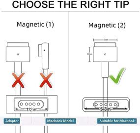 img 1 attached to 💡 60W T-Tip Power Adapter Charger - Universal Replacement for Mac Book Pro 13 Inch (Compatible with Mac Pro Models Released After 2012)