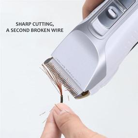 img 2 attached to Professional Clippers Cordless Electric Cermanic