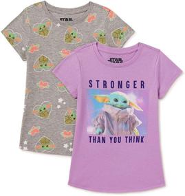 img 1 attached to Stronger Think T Shirts 2 Pack Purple