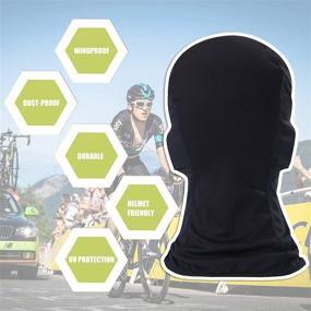 img 2 attached to 🌬️ Ultimate Windproof UV Protection Hood: Adjustable Balaclava Face Mask