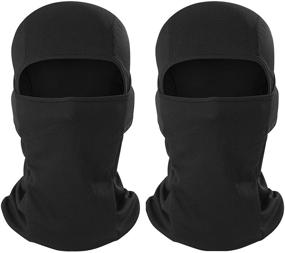 img 4 attached to 🌬️ Ultimate Windproof UV Protection Hood: Adjustable Balaclava Face Mask