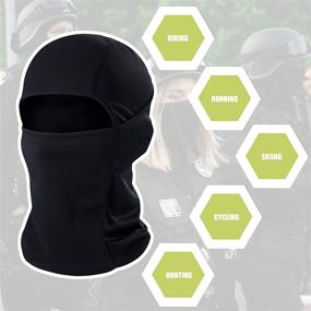 img 1 attached to 🌬️ Ultimate Windproof UV Protection Hood: Adjustable Balaclava Face Mask