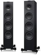 напольная акустическая система kef q550 black логотип