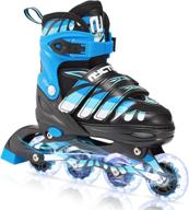 nyctus adjustable inline skates beginners logo