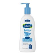 cetaphil baby soothing wash: paraben free, hypoallergenic, colloidal oatmeal, ideal for dry skin, soap free, safe for babies 3+ months, 10 fl oz (packaging may vary) logo