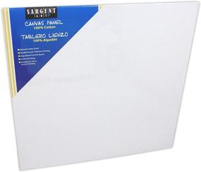 img 3 attached to 🎨 Sargent Art 90-3012 Canvas Panel: 20x20-Inch, Premium 100% Cotton – Ideal for Artistic Creations!
