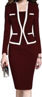 👗 colorblock business bodycon one piece women's clothing dress by mushare logo