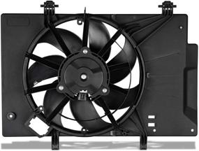 img 3 attached to 🔥 High Performance Radiator Condenser Cooling Fan Assembly - 2011-2017 Ford Fiesta 1.6L L4