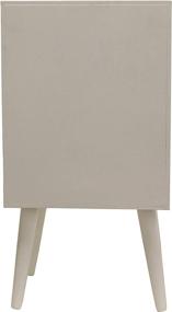 img 1 attached to 🌟 Gloss White Decor Therapy FR8614 Side Table: Compact 15w x 11.8d x 27.5h Size