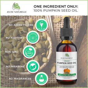 img 3 attached to Organic Pumpkin Seed Oil - 100% Pure, RAW Cold Pressed & Undiluted for Anti-Aging, Wrinkle Repair, Dark Spots, Scars, Acne & Hair Growth Serum - Rich in Vitamin E - Skin Nourishing Oil, 2 oz