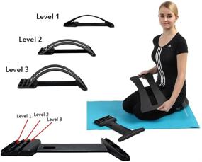 img 3 attached to Расширитель спины Advanced Back Stretcher: устройство MAGIC Multi-Level для поддержки спины.