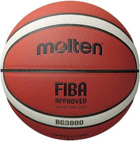img 2 attached to 🏀 Molten BG3800 Series Indoor/Outdoor Basketball: FIBA Approved, Size 7 with 2-Tone Design (Model: B7G3800)
