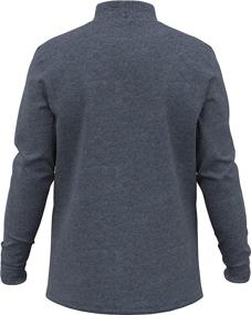 img 2 attached to 🧣 Maks Interlock Knit Mock Turtlenecks: Ultra-Soft, 100% Combed Cotton Pullover Tops for Ski or Casual Wear