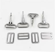 🔗 yyst 304 stainless steel snaps hooks and sliders: ideal accessories for 1" straps, bimini top, and boat tops логотип