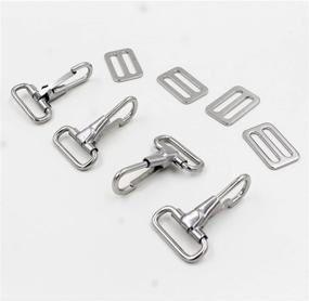 img 3 attached to 🔗 YYST 304 Stainless Steel Snaps Hooks and Sliders: Ideal Accessories for 1" Straps, Bimini Top, and Boat Tops