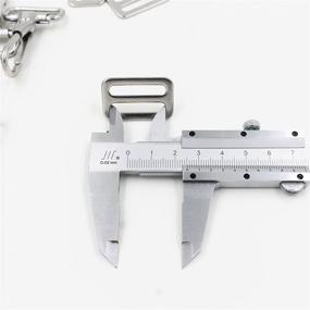 img 1 attached to 🔗 YYST 304 Stainless Steel Snaps Hooks and Sliders: Ideal Accessories for 1" Straps, Bimini Top, and Boat Tops
