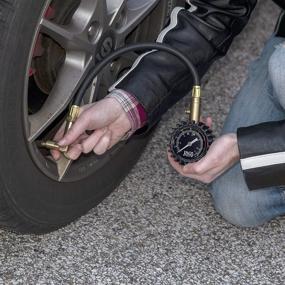 img 1 attached to 🚴 JACO BikePro Tire Pressure Gauge - 160 PSI (Road Bike & BMX Series), Presta & Schrader Air Chucks